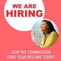 Be part of the Commission. Apply.