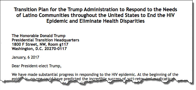 Latino Recommendations to President Donald Trump